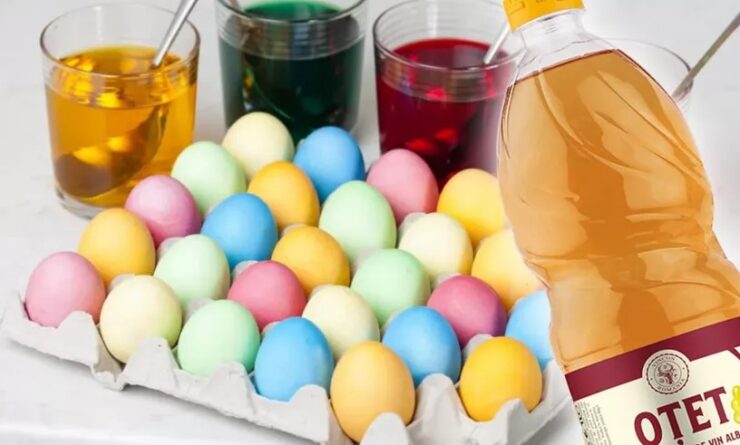 Cât oțet e necesar să folosesti în apa în care vopsești ouăle pentru Paște. Așa nu vei greși niciodată si ouale vor ieși perfecte
