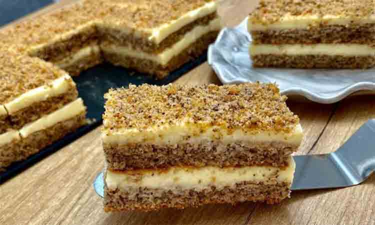 Descoperă Rețeta Delicioasă de Prăjitură cu Nucă și Cremă de Vanilie