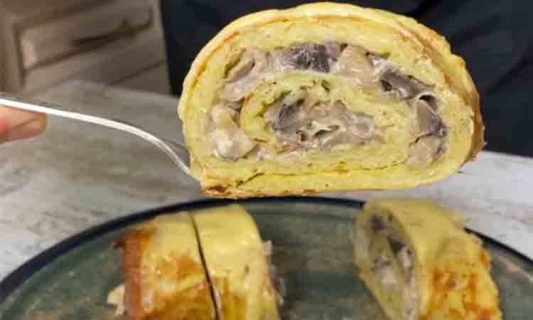 Ruladă de Cartofi cu Ciuperci și Pui – O Rețetă Suculentă și Delicioasă