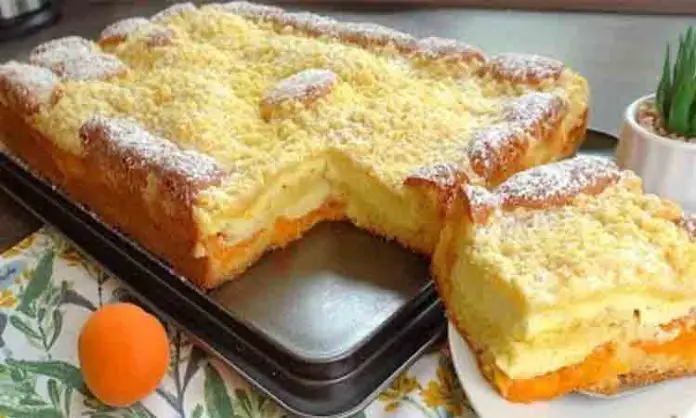 De Sezon: Rețetă de Prăjitură cu Piersici sau Caise – Un Deliciu ce se Topește în Gură