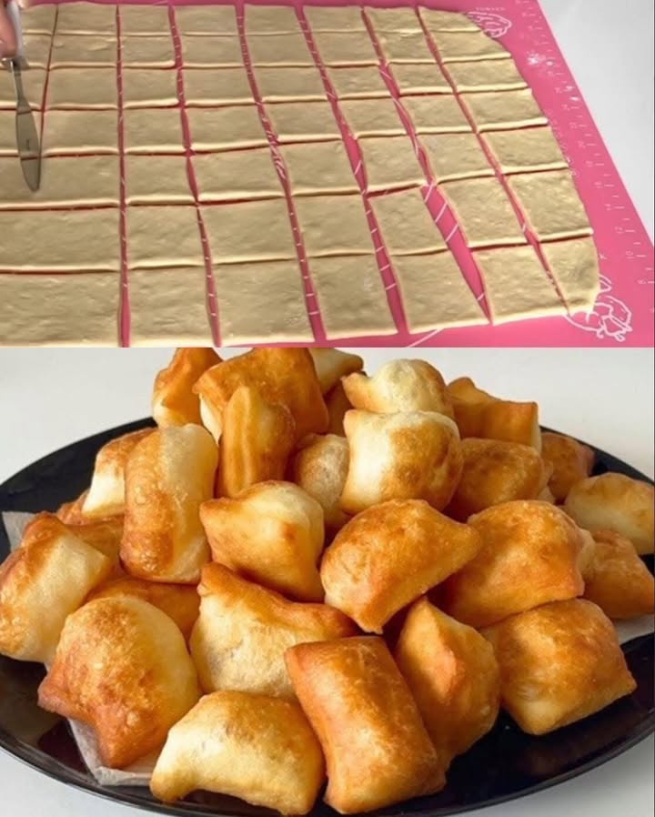 “Gogoși rapide și simple fără drojdie, care nu absorb nici măcar o picătură de ulei și se umflă ca niște balonașe.”