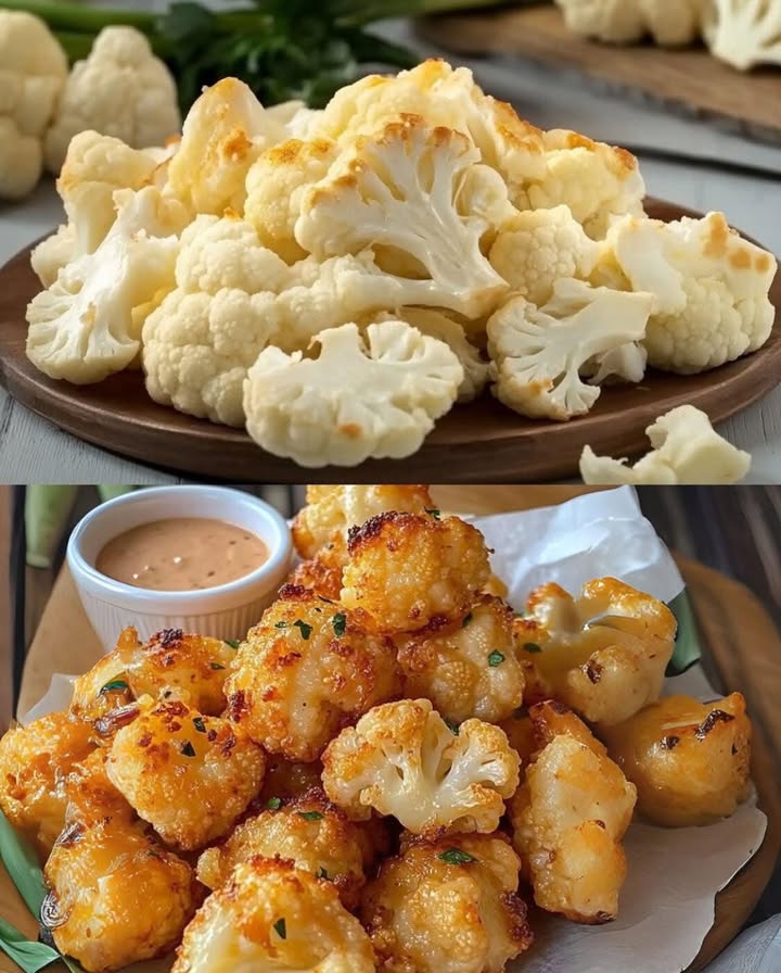 Conopidă crocantă la cuptor O gustare delicioasă și sănătoasă.