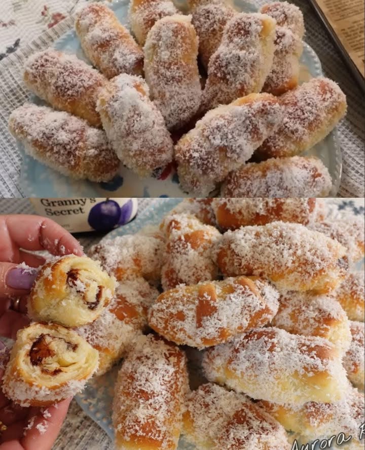 Cornulețe tradiționale cu gem, moi ca bumbacul  Rămân proaspete zile întregi