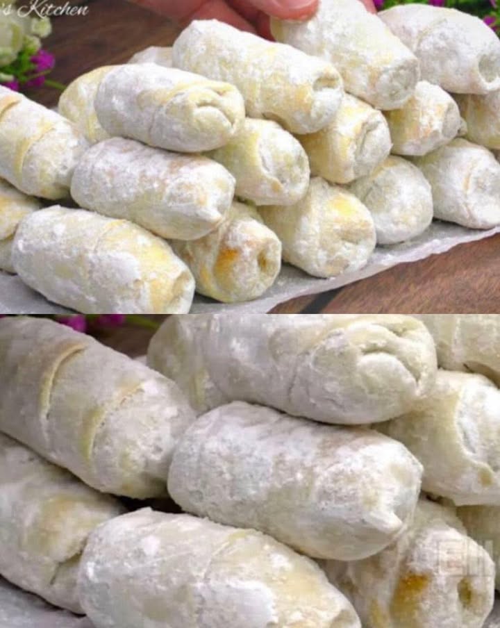 Cornuri de casă cu nuci Adaug un ingredient care frăgezește aluatul și le face să se topească în gură