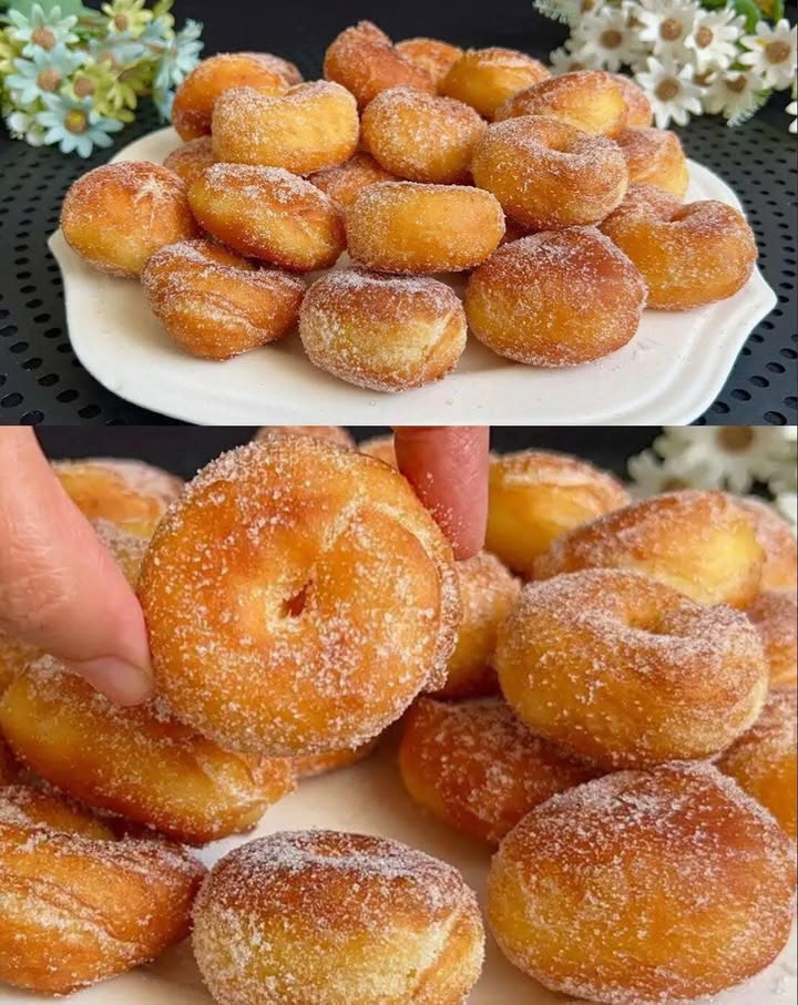 De fiecare dată când am 1 ou și iaurt, în 5 minute fac aceste gogoși foarte gustoase.