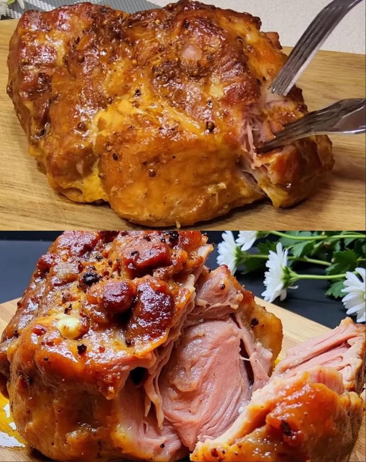 De-ți lingi degetele! Carne friptă la cuptor, atât de fragedă și gustoasă, încât se topește și se desface complet de cât e de moale…