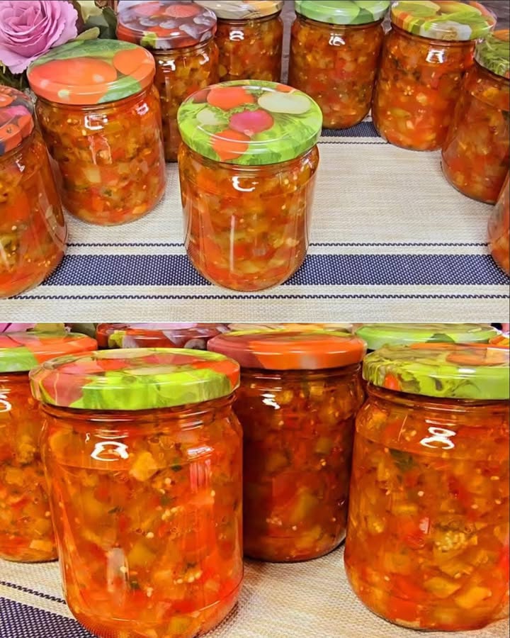 MAI GUSTOASĂ DECÂT CAVIARUL: Salată de vinete pentru iarnă, care se linge pe degete!