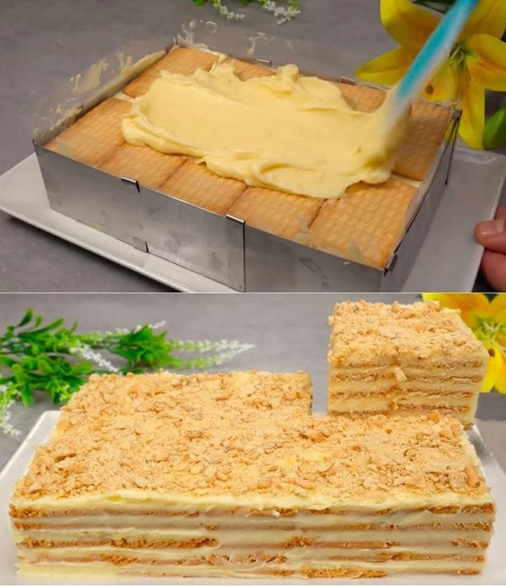 O simplă și delicioasă TORT NAPOLEON O veți prepara în fiecare zi, rapidă și ușor de făcut