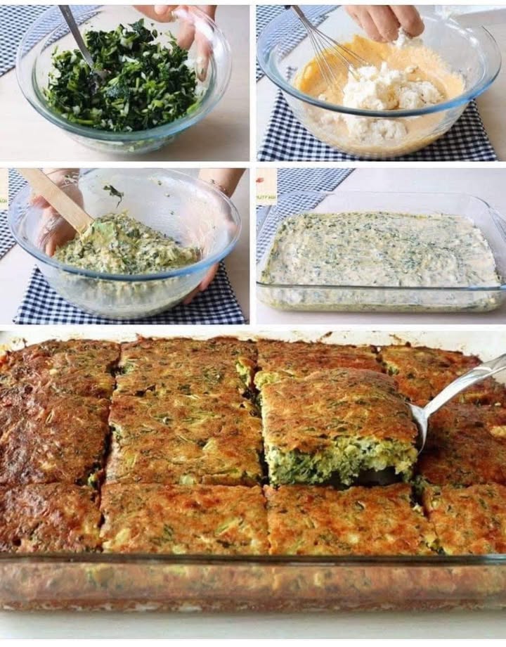 PLĂCINTĂ CU SPANAC… Amestecă și coace… o cină ușoară în mai puțin de 30 de minute.