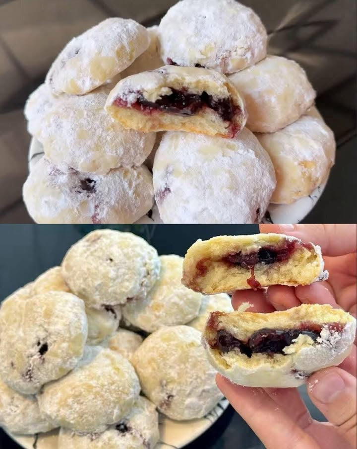 PRĂJITURI CALDE ÎN 2 MINUTE DE POST Prăjiturile bunicii cu gem