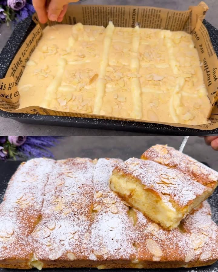 Prăjitură cu lămâie care se topește pe limbă!  Prăjitură în 15 minute! Rețetă celebră germană!