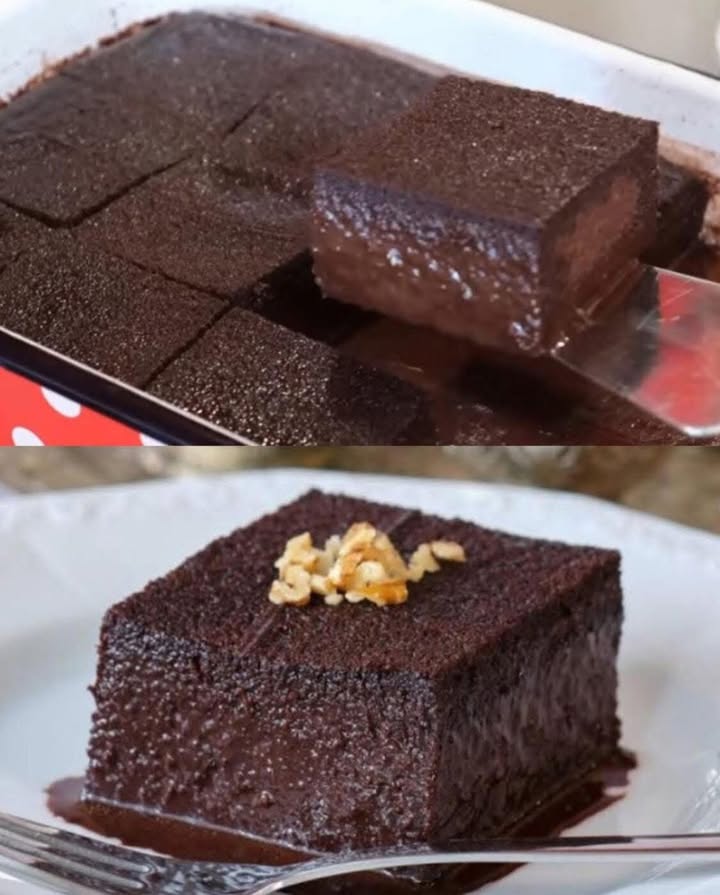 RAI TURCESC DE CIOCOLATĂ CU NUCI O prăjitură suculentă care se topește în gură
