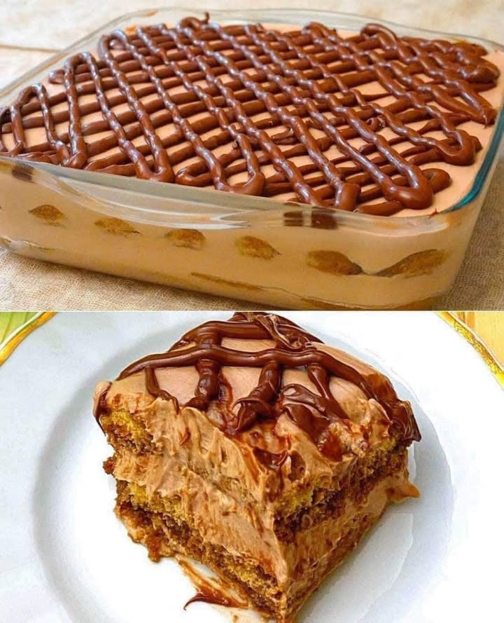 Tiramisu cu Nutella fără ouă… cel mai cremos desert de ciocolată gata în 10 minute…