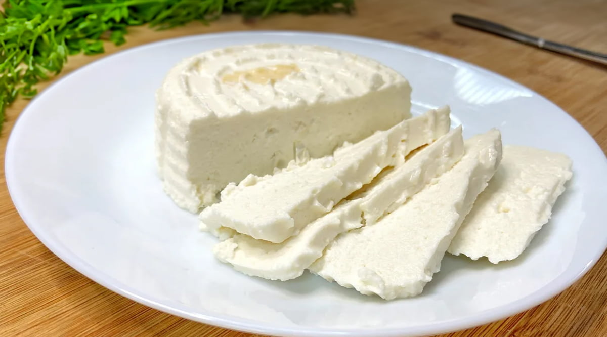 Așa de simplu îți prepari acasă un brânză de casă minunat de gustoasă. Doar din 2 ingrediente!