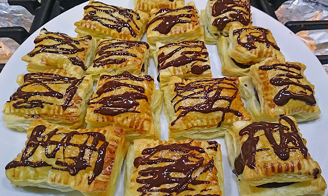 Perne de foietaj cu ciocolată