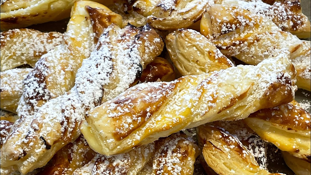 Bastoane de quark cu aluat foietaj