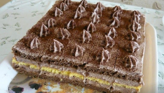 Felie delicioasă de ciocolată