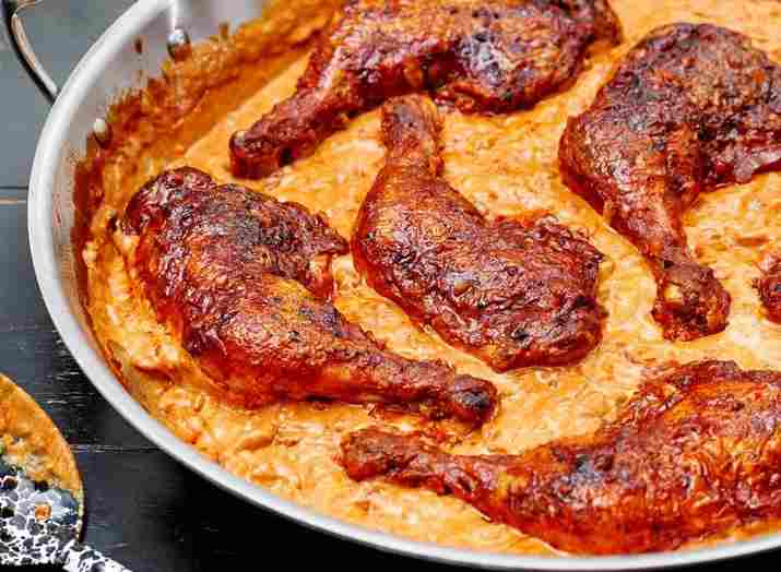 Pulpe de pui cu orez