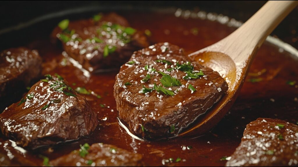 Această bucată de carne este foarte slabă, așa că am făcut pentru soțul meu și pentru mine un tocăniță foarte gustoasă | Cină cu 580 de calorii!