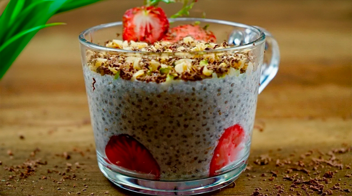 Deliciosul pudding de chia cu căpșuni și brânză de vaci: Micul dejun care te satură până la amiază!