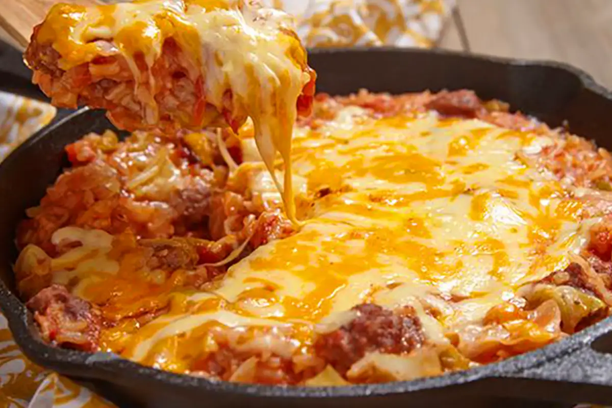 Rețetă de budincă de carne tocată cu usturoi Reis