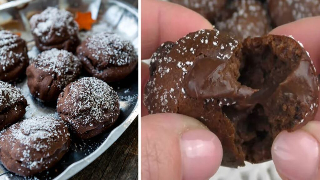 Prăjiturele ușoare de ciocolată, care pot fi consumate dintr-o singură înghițitură. Aproximativ 50 Kcal!