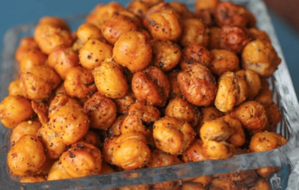 Am vrut să ronțăi ceva și pentru că țin o dietă strictă, mi-am făcut în 5 minute năut crocant la cuptor!