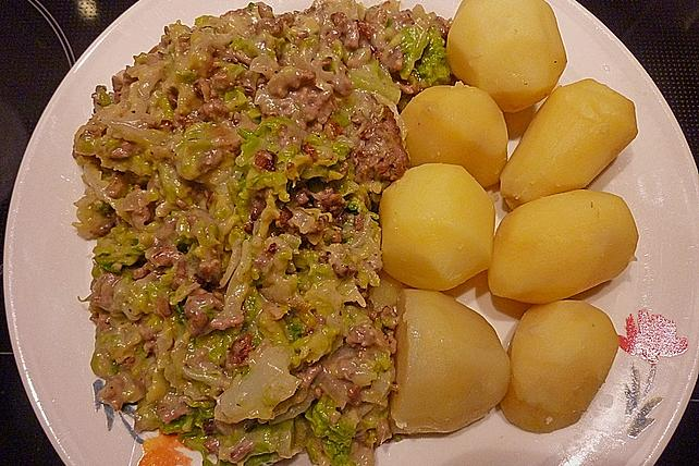 Tigaie cu varză creață, Mhmm, un fel de mâncare grozav!