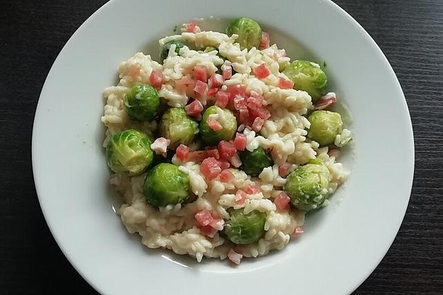 Risotto cu varză de Bruxelles