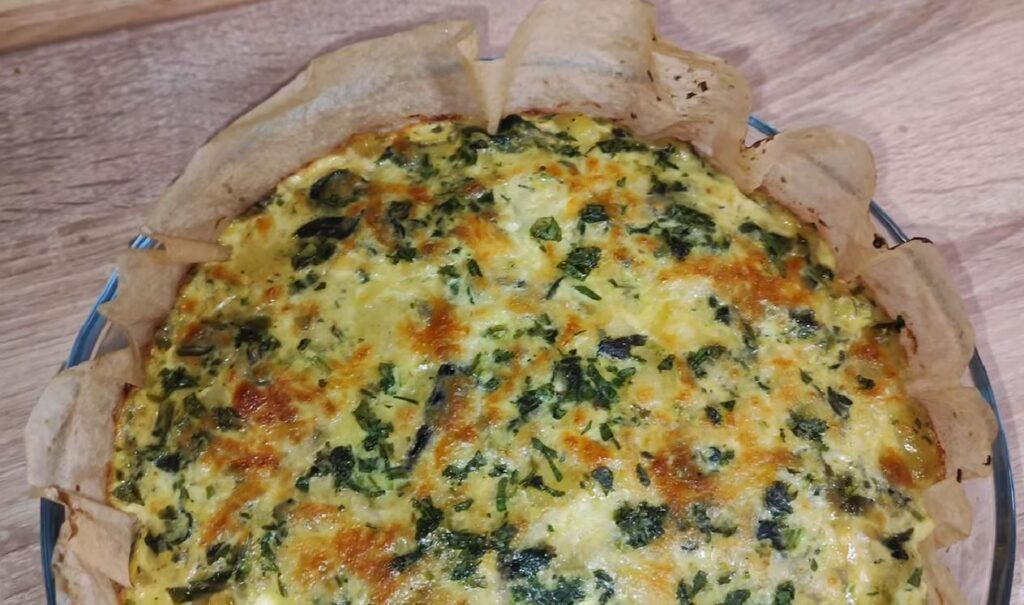 În seara asta am vrut să mănânc ușor și sărac în calorii, așa că am pregătit această tartă sărată cu 260 de calorii!