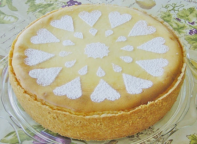 Prăjitură cu brânză și piersici divine