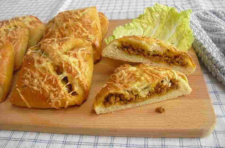 Pârjoale de carne tocată cu brânză