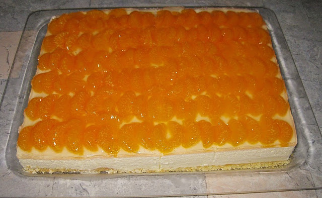 Felii de iaurt cu mandarine