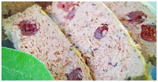 Terrină de ficat de pasăre săracă în carbohidrați