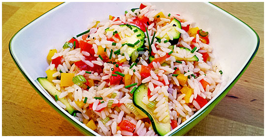 Salată de orez săracă în carbohidrați