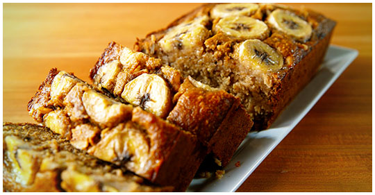 Simplu pâine de banane fără gluten