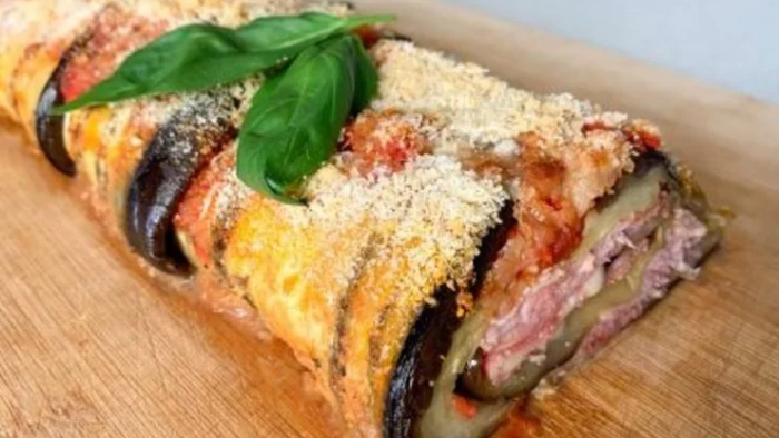 Rulou de vinete umplute: excelent pentru dietă, doar 180 de calorii!