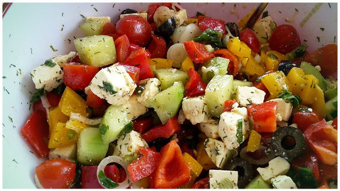 Salată de vară pentru slăbit