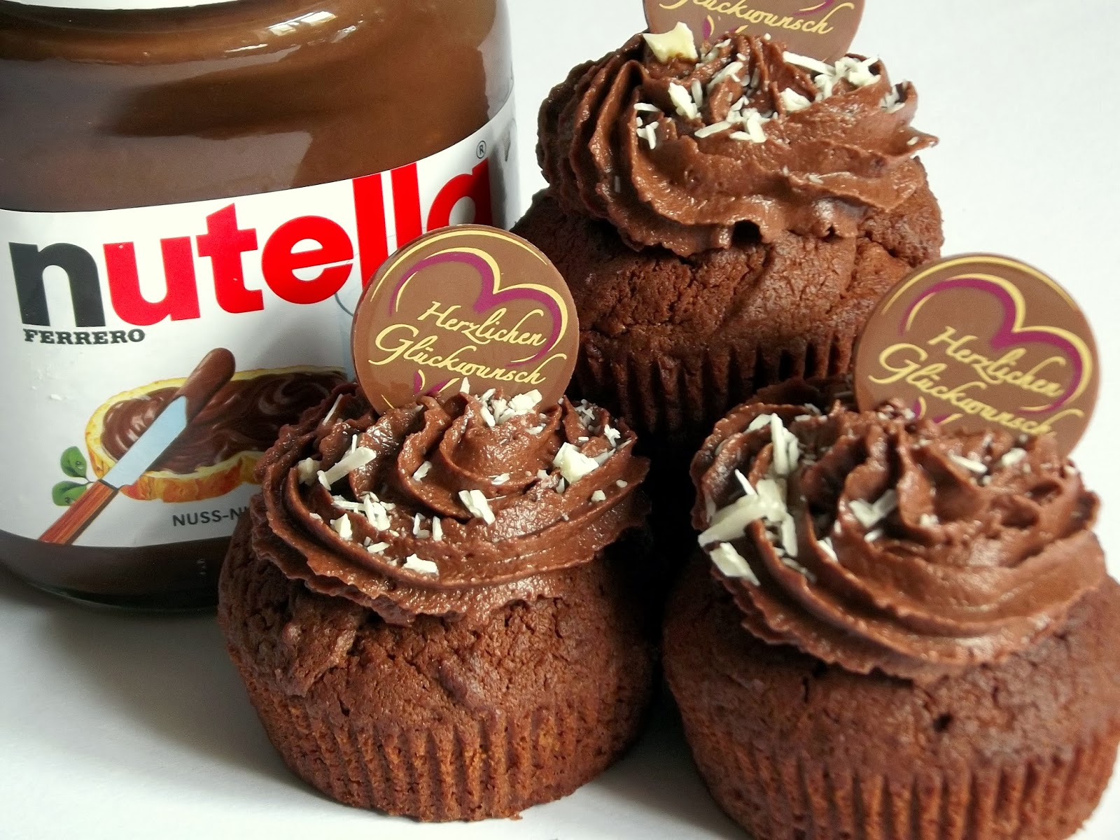 Rețetă de brioșe cu Nutella — Cupcakes cu cremă de Nutella