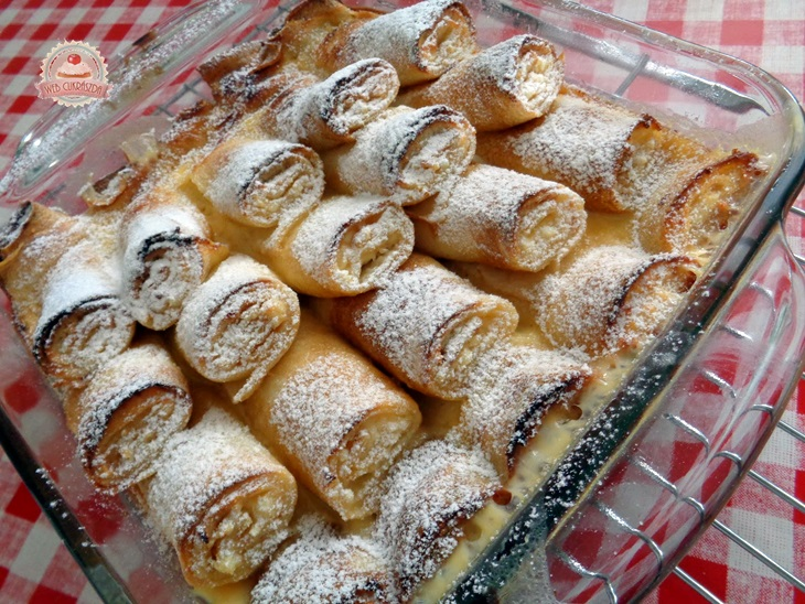 Clătite la cuptor gratinate