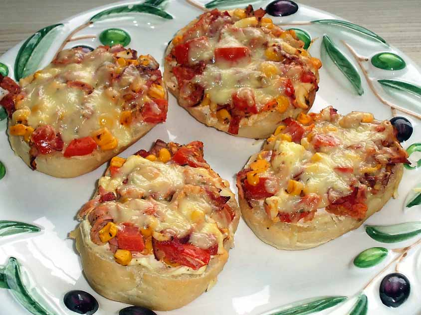 Chifle de pizza în 2 minute