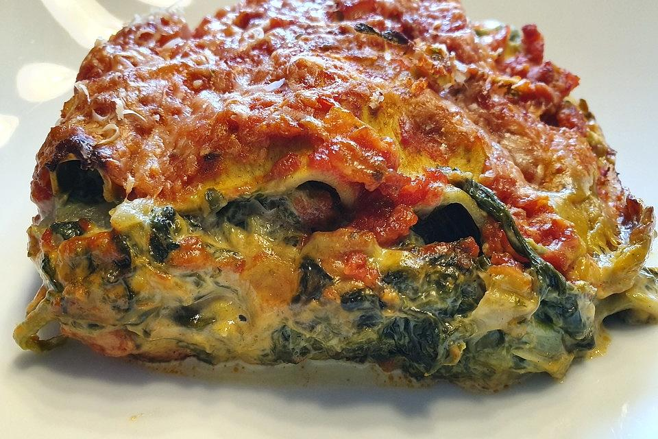 Lasagna cu spanac