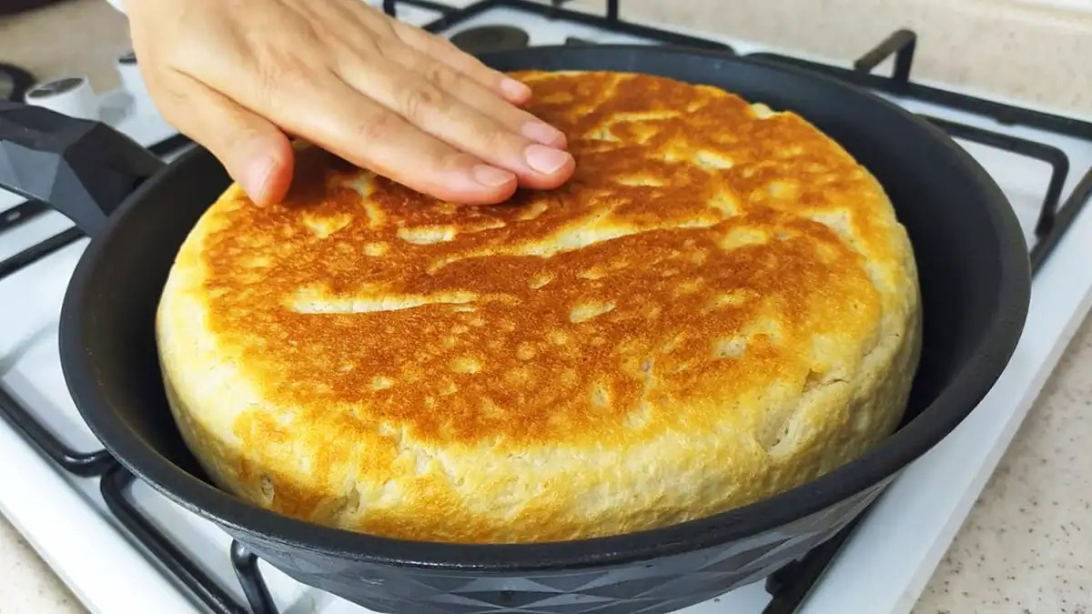 Rețetă de pâine fără cuptor, pe care o coc aproape în fiecare zi!