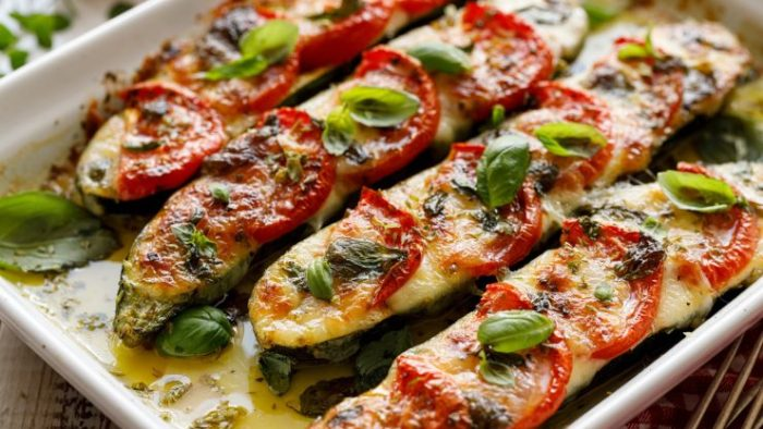 Dovlecei alla caprese: delicios și aromat, perfect pentru diete