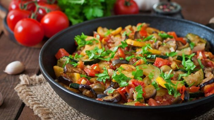 Ratatouille de legume! Rețeta conține doar 150 kcal