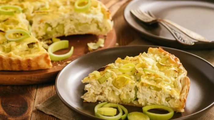 Tartă cu ceapă de primăvară: preparare imediată! Este delicioasă