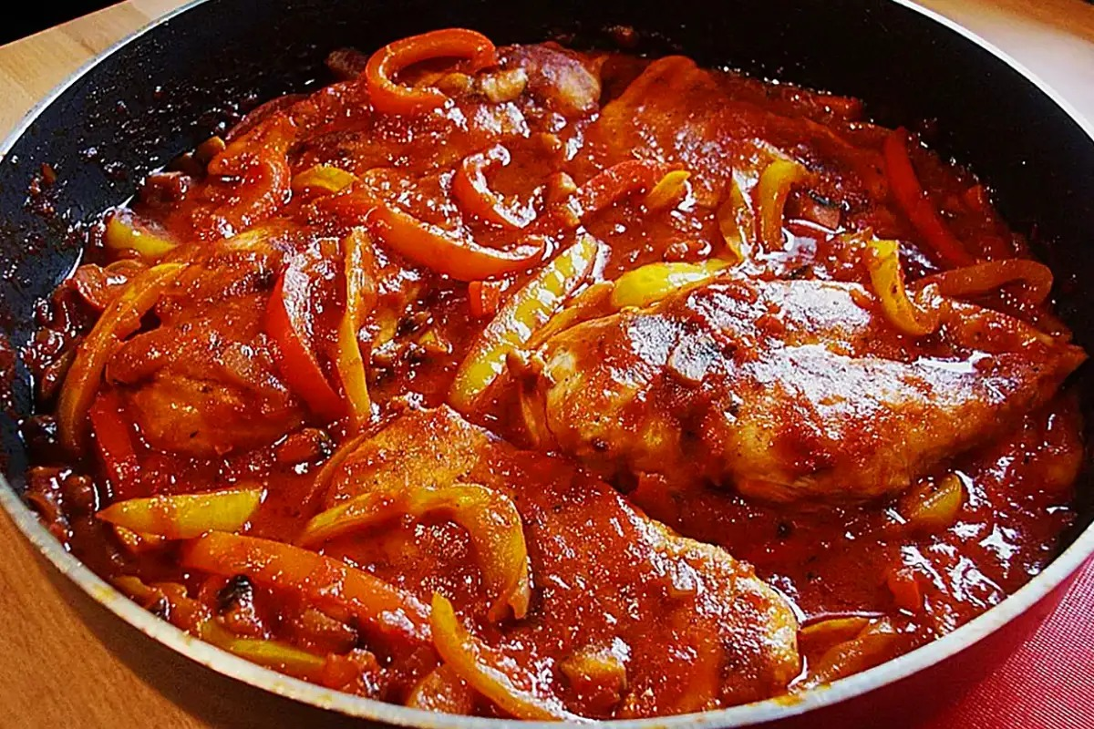 Șnițel țigănesc la cuptor rețetă