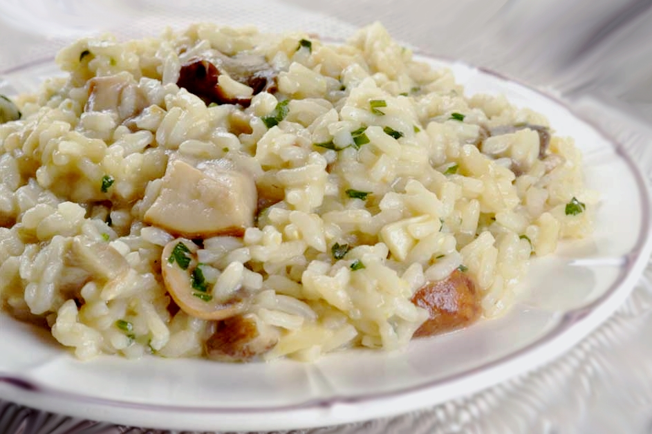 Risotto rapid cu ciuperci