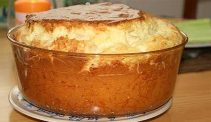 Rețetă delicioasă și simplă pentru soufflé cu brânză