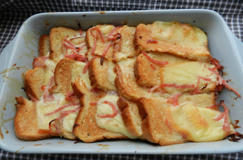 Rețetă pentru French Toast sărat cu șuncă și raclette